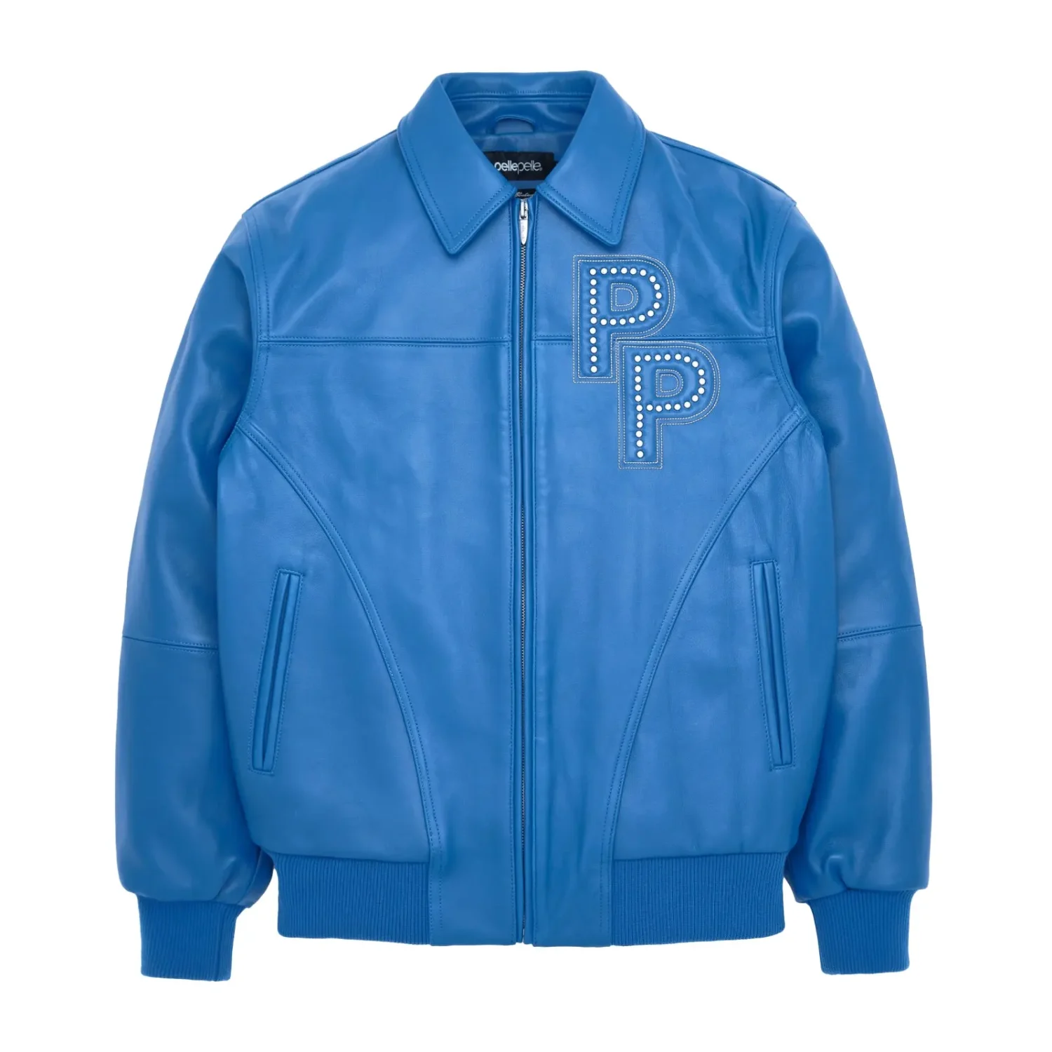 Bold Horizon Royal Blue Leather Jacket – Stones Edition by Pelle Pelle 1