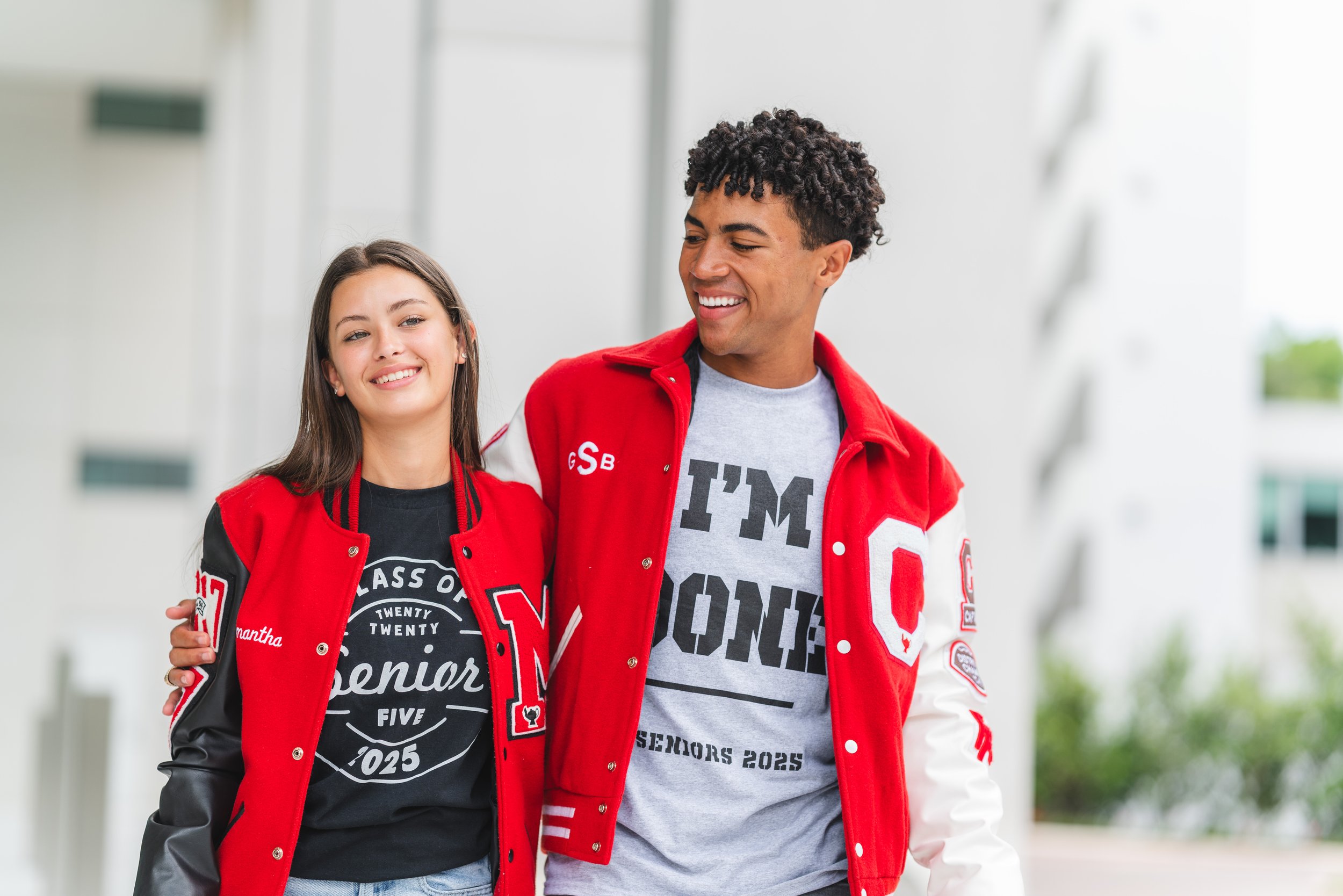 Team Jacket Shop Red Varsity Jacket For Men and Women