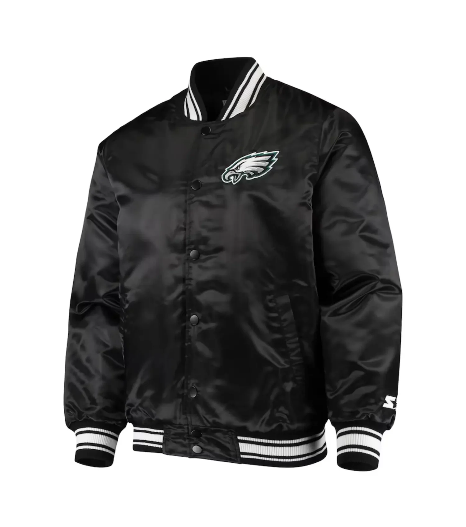 Philadelphia Eagles Locker Room Black Varsity Jacket svj (4)